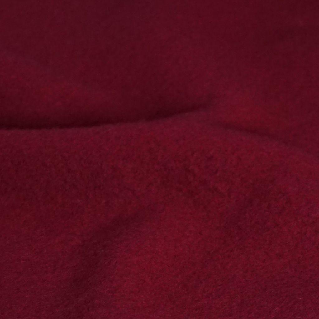 Wollfleece Merino aus Italien weinrot